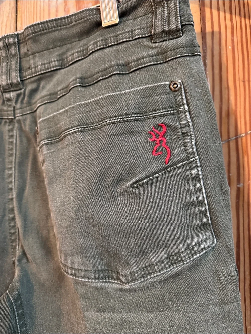 Men's Olive Green Jeans John browning 30x32